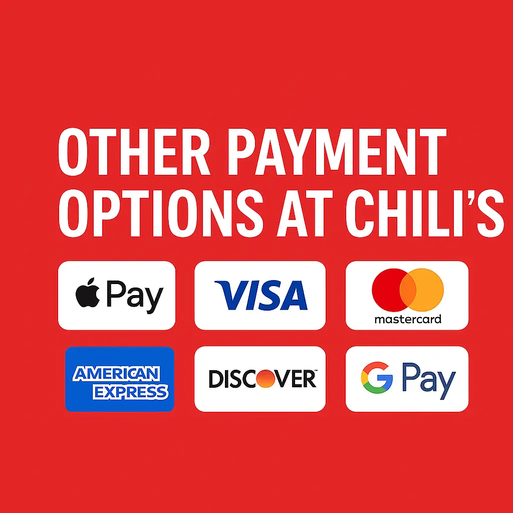 other payment options at Chilis